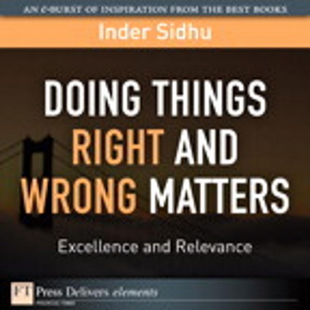 Big bigCover of Doing Things Right and Wrong Matters