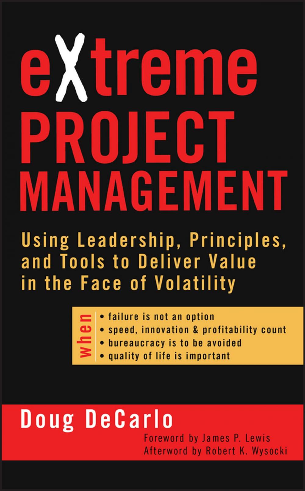 Big bigCover of eXtreme Project Management