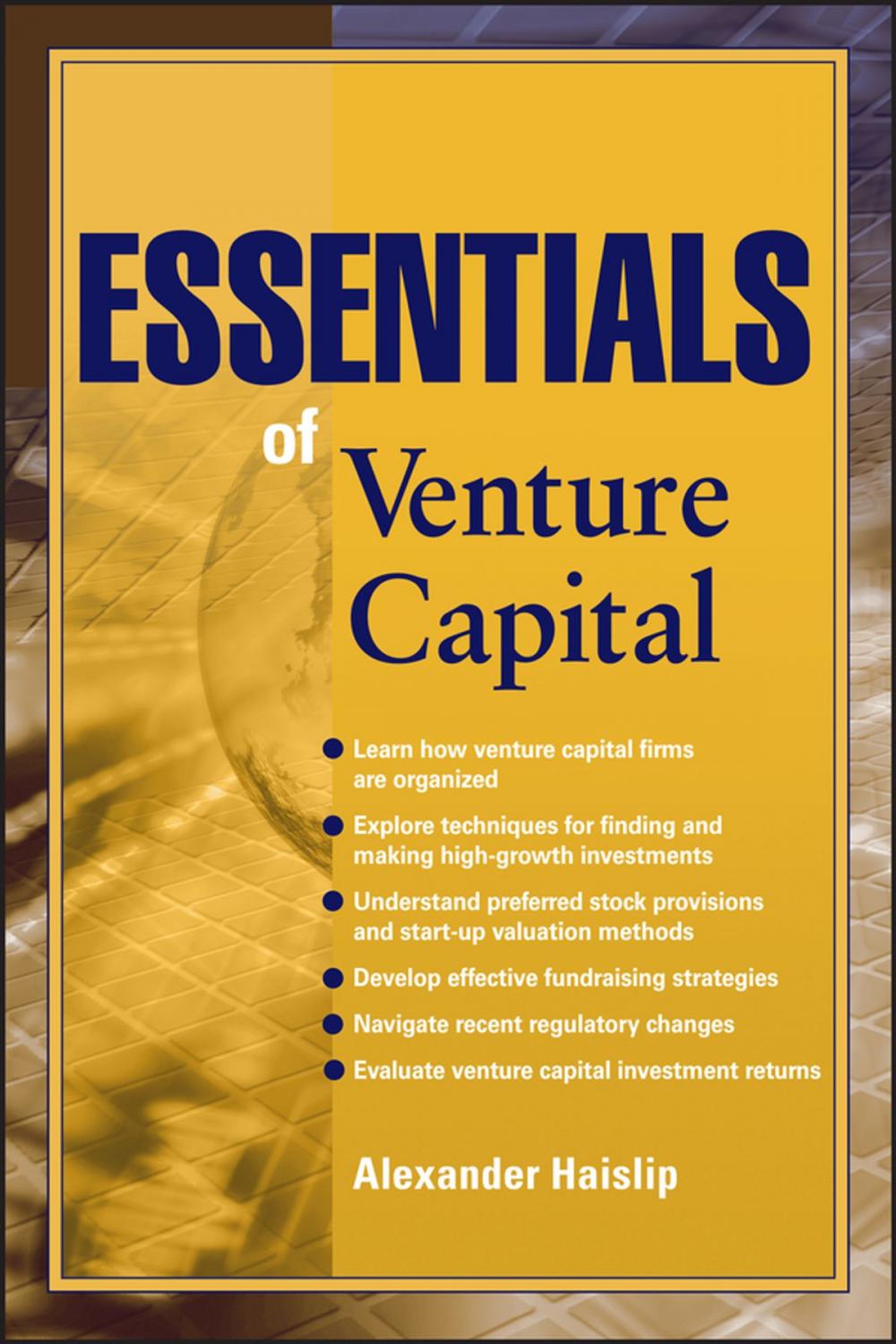 Big bigCover of Essentials of Venture Capital