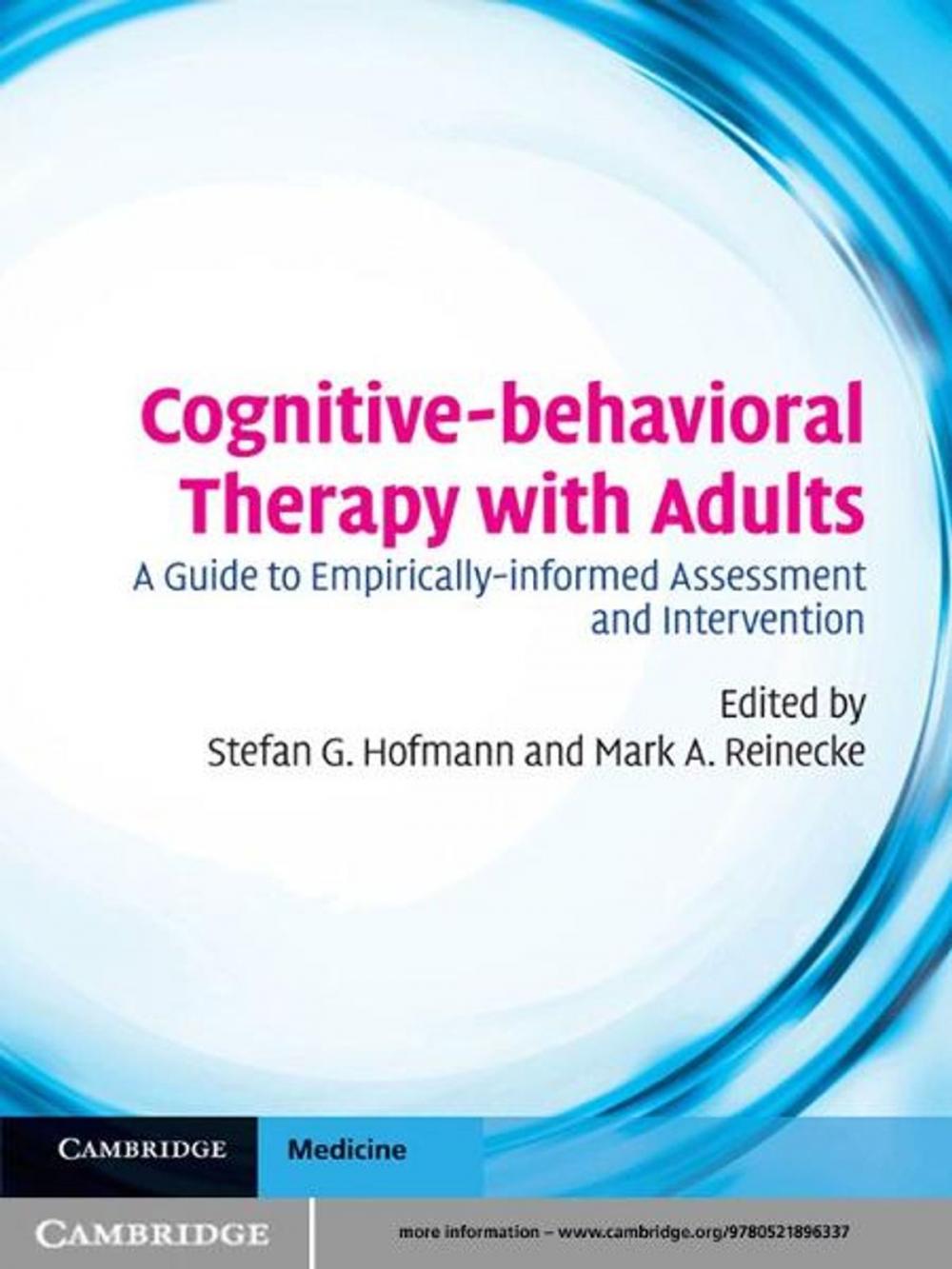 Big bigCover of Cognitive-behavioral Therapy with Adults