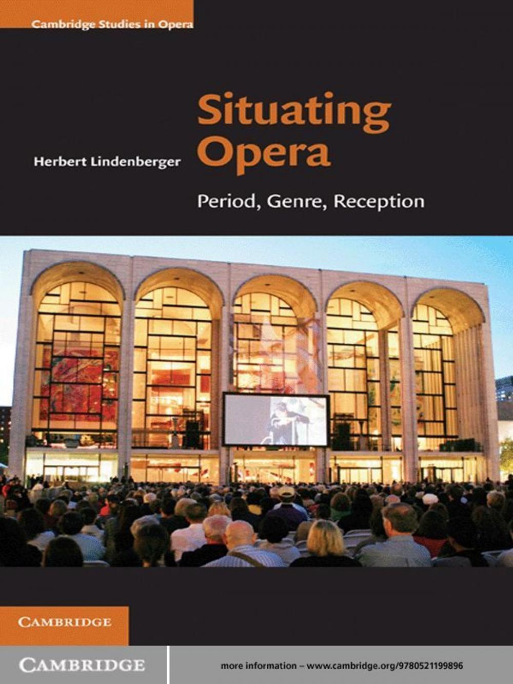 Big bigCover of Situating Opera