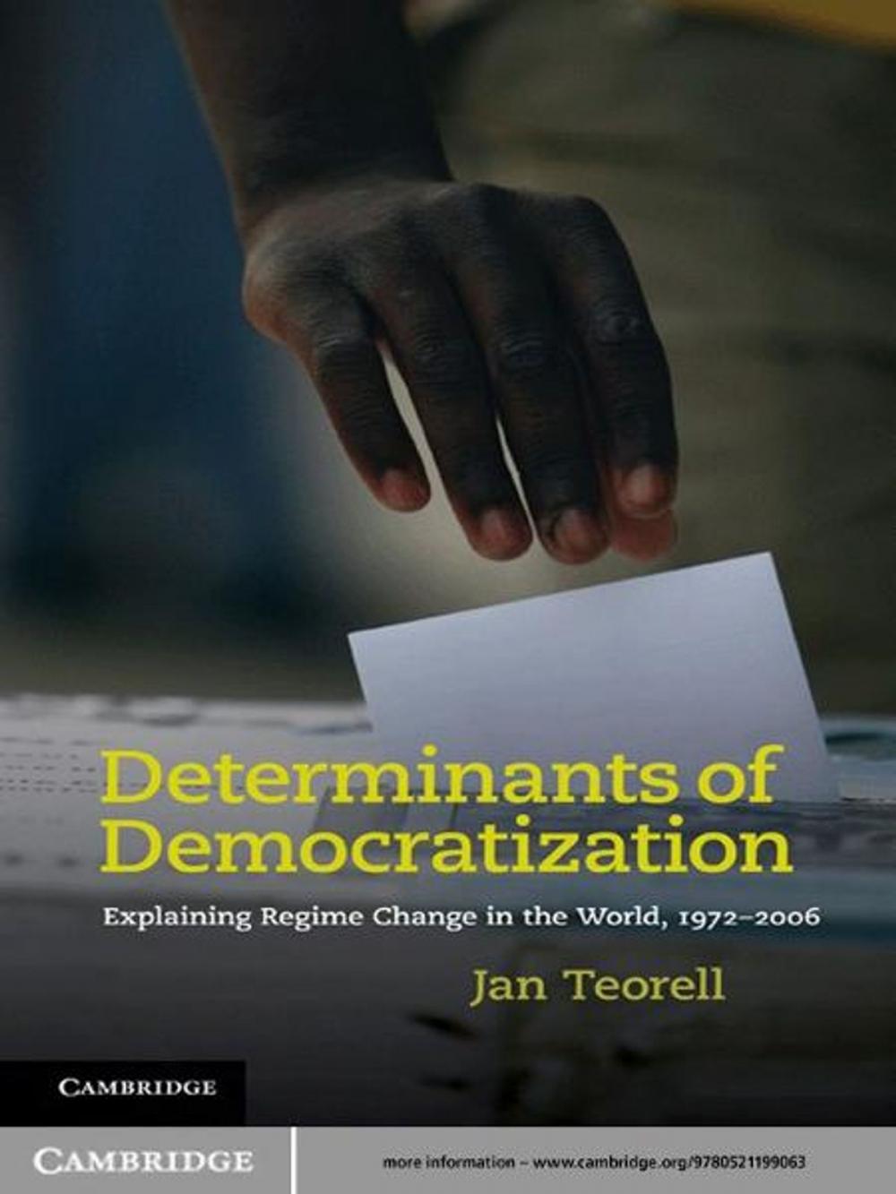 Big bigCover of Determinants of Democratization