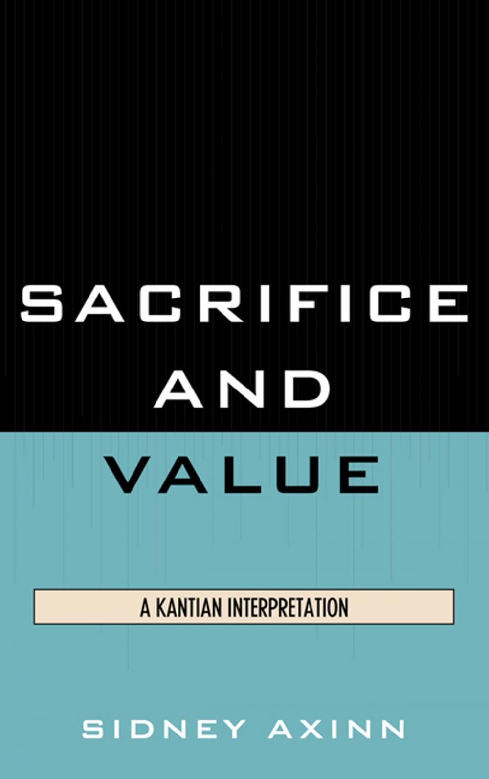 Big bigCover of Sacrifice and Value