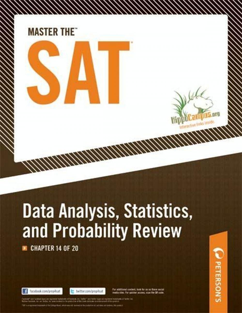 Big bigCover of Master the SAT: Data Analysis, Statistics, and Probability Review: Chapter 14 of 20