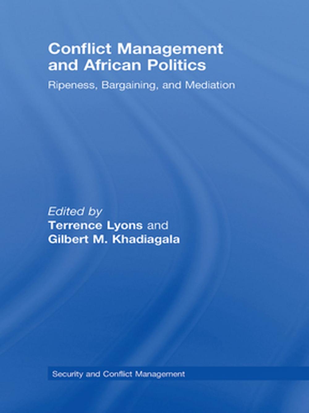 Big bigCover of Conflict Management and African Politics