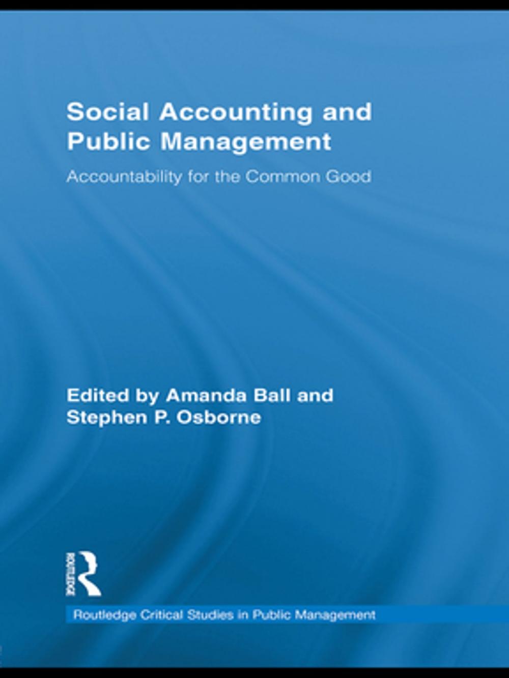 Big bigCover of Social Accounting and Public Management