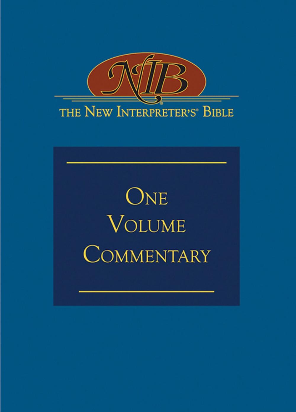 Big bigCover of The New Interpreter's® Bible One-Volume Commentary