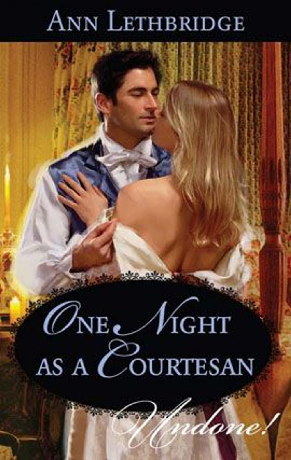 Big bigCover of One Night as a Courtesan