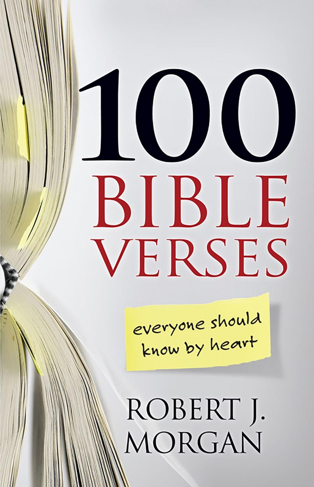 Big bigCover of 100 Bible Verses Everyone Should Know by Heart