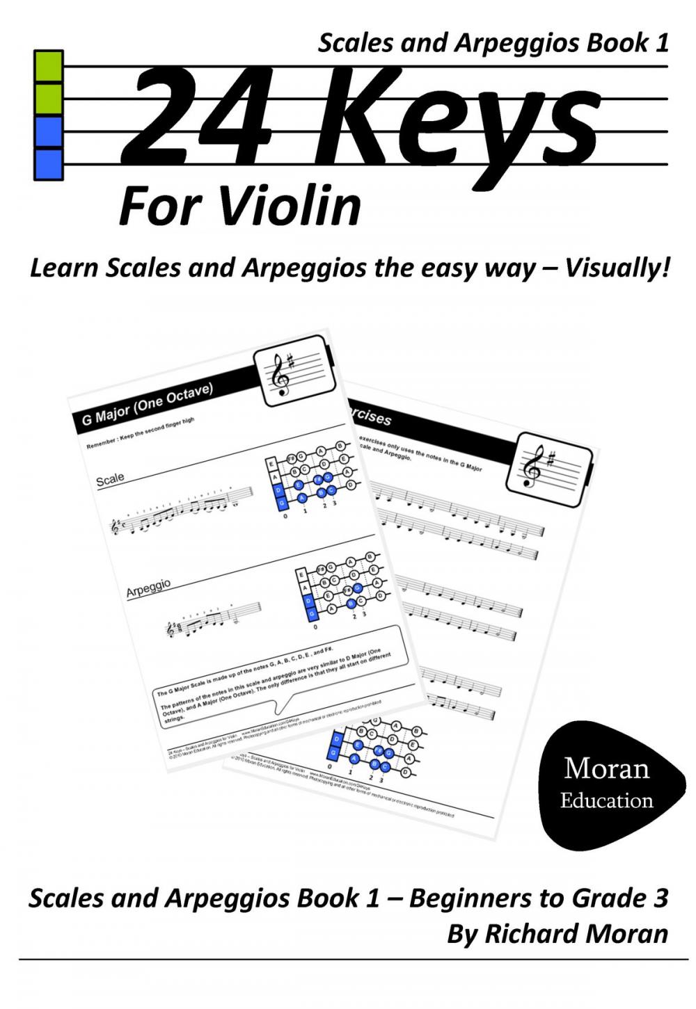Big bigCover of 24 Keys: Scales and Arpeggios for Violin, Book 1