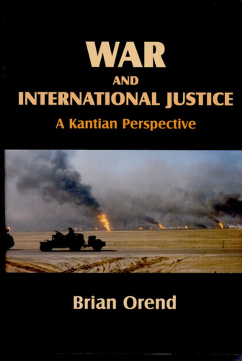 Big bigCover of War and International Justice