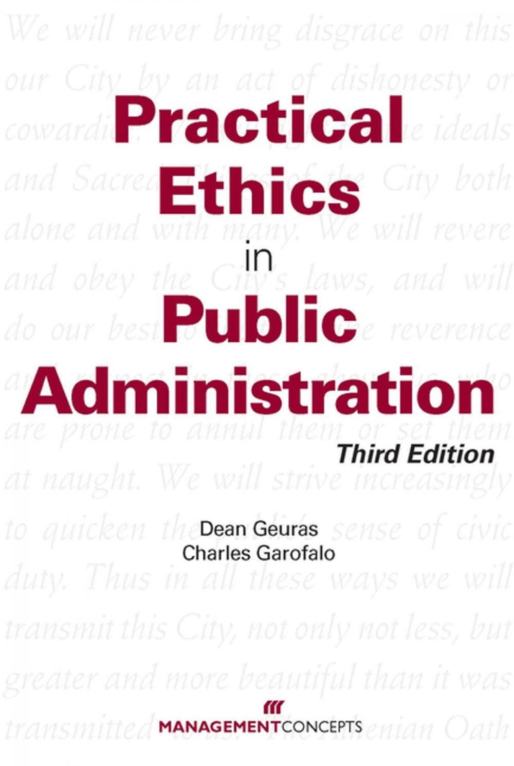 Big bigCover of Practical Ethics In Public Administration