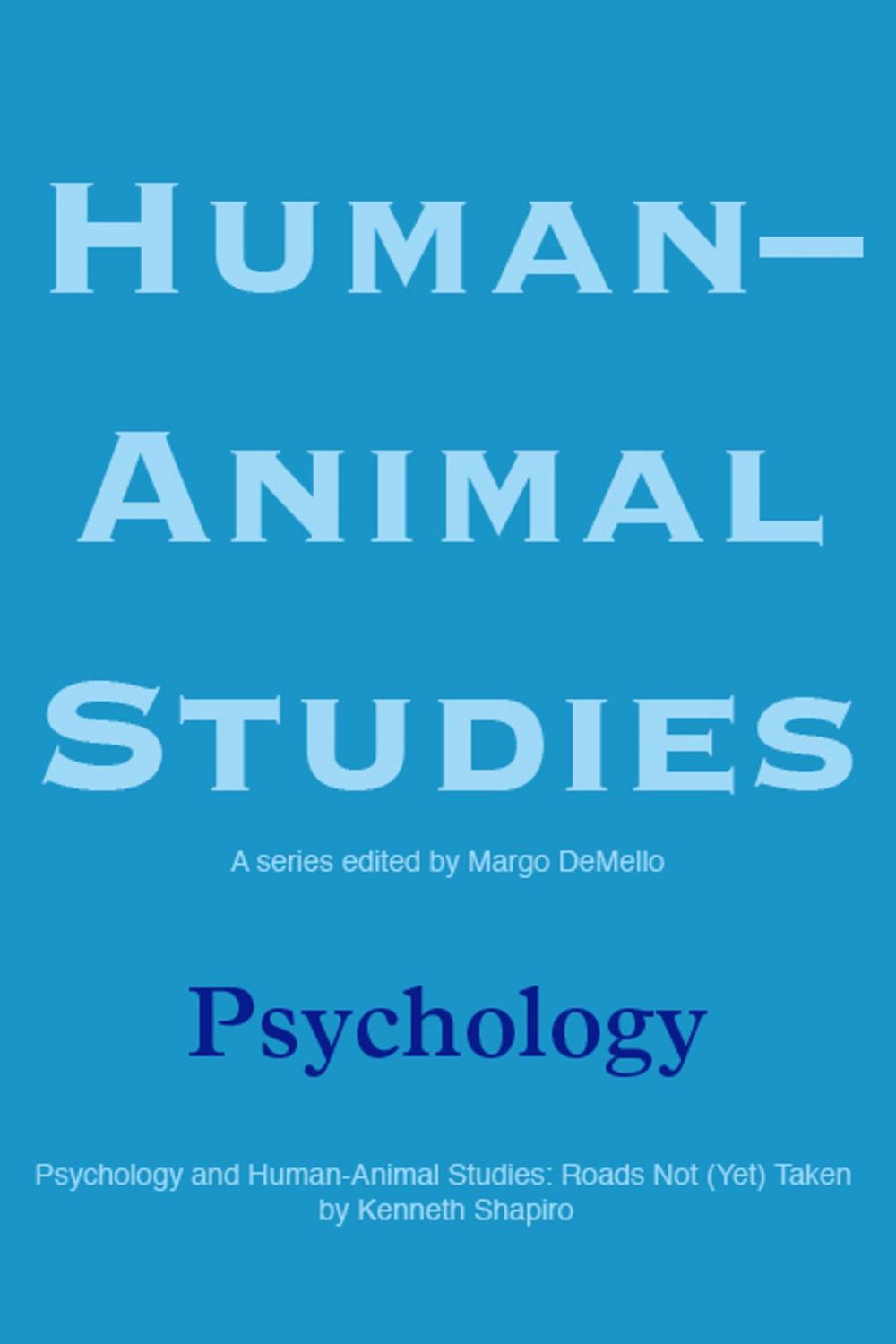 Big bigCover of Human-Animal Studies: Psychology