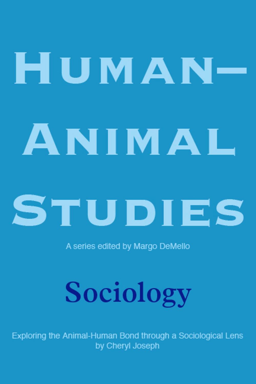 Big bigCover of Human-Animal Studies: Sociology