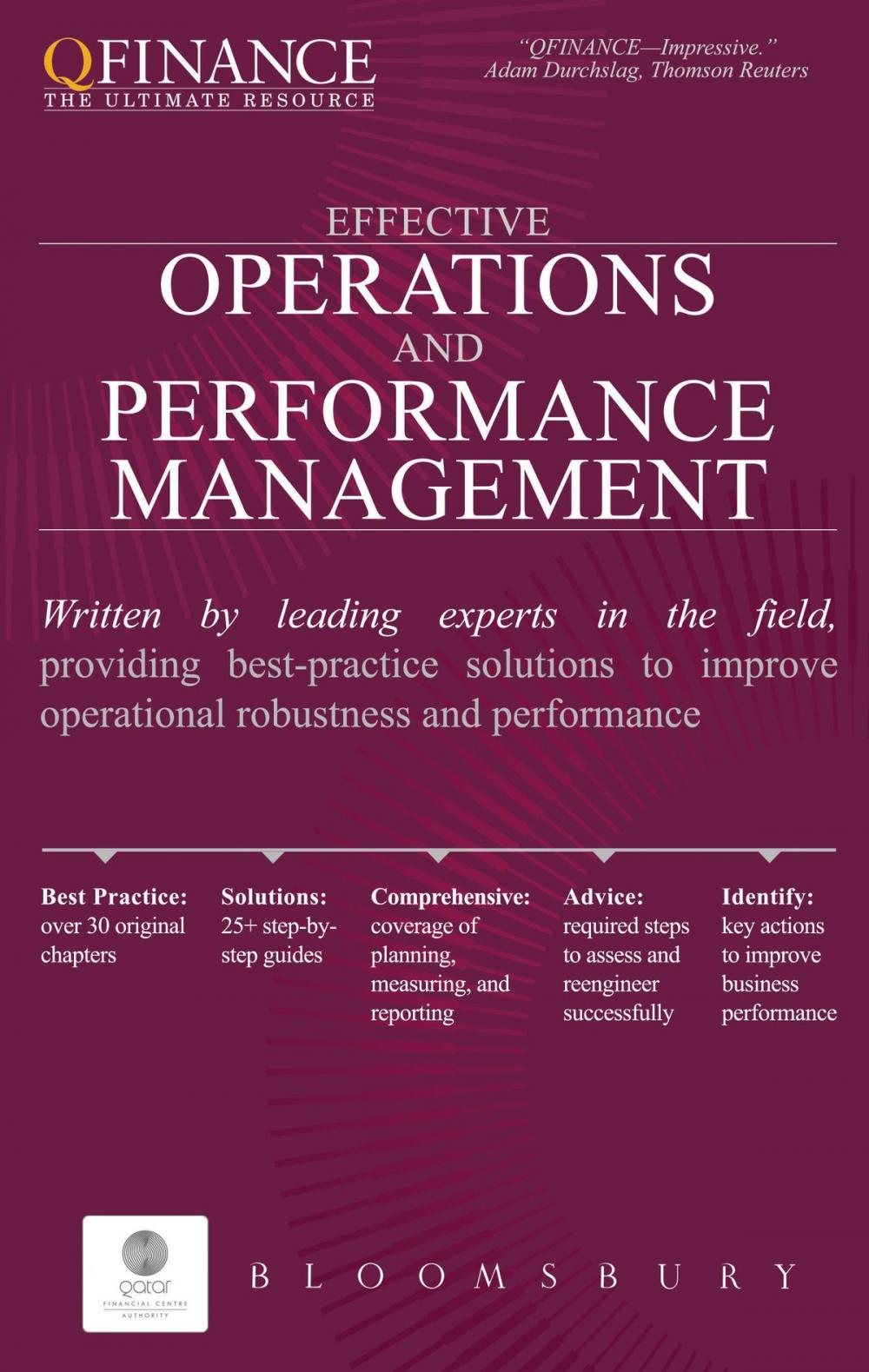 Big bigCover of Effective Operations and Performance Management