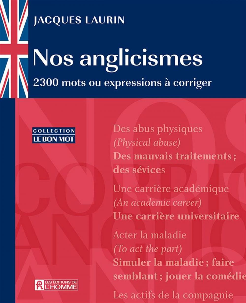 Big bigCover of Nos anglicismes