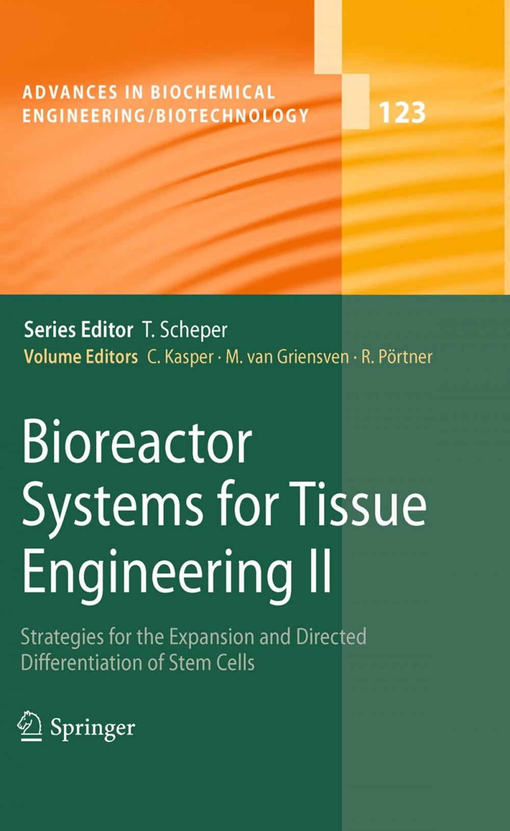 Big bigCover of Bioreactor Systems for Tissue Engineering II