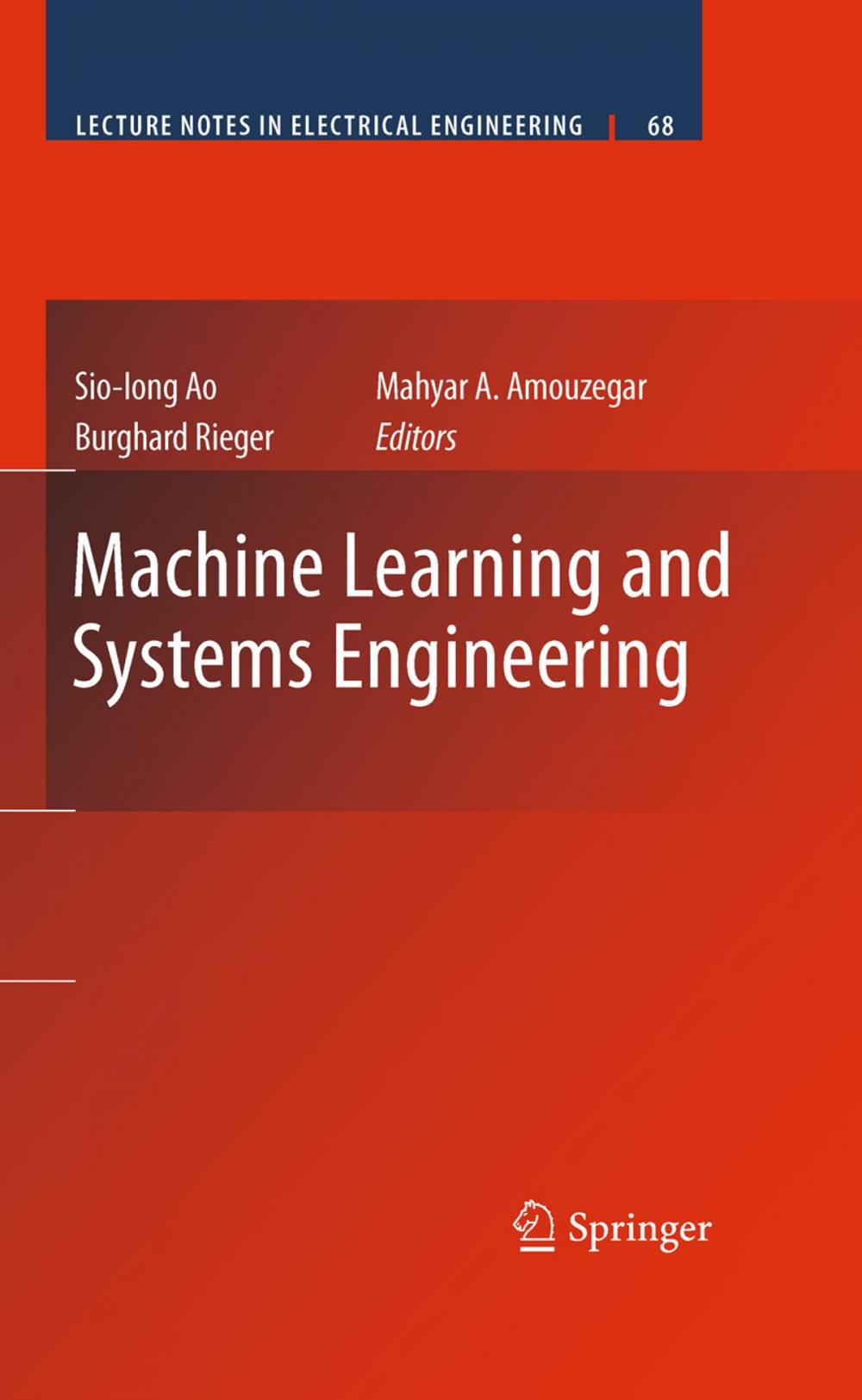 Big bigCover of Machine Learning and Systems Engineering