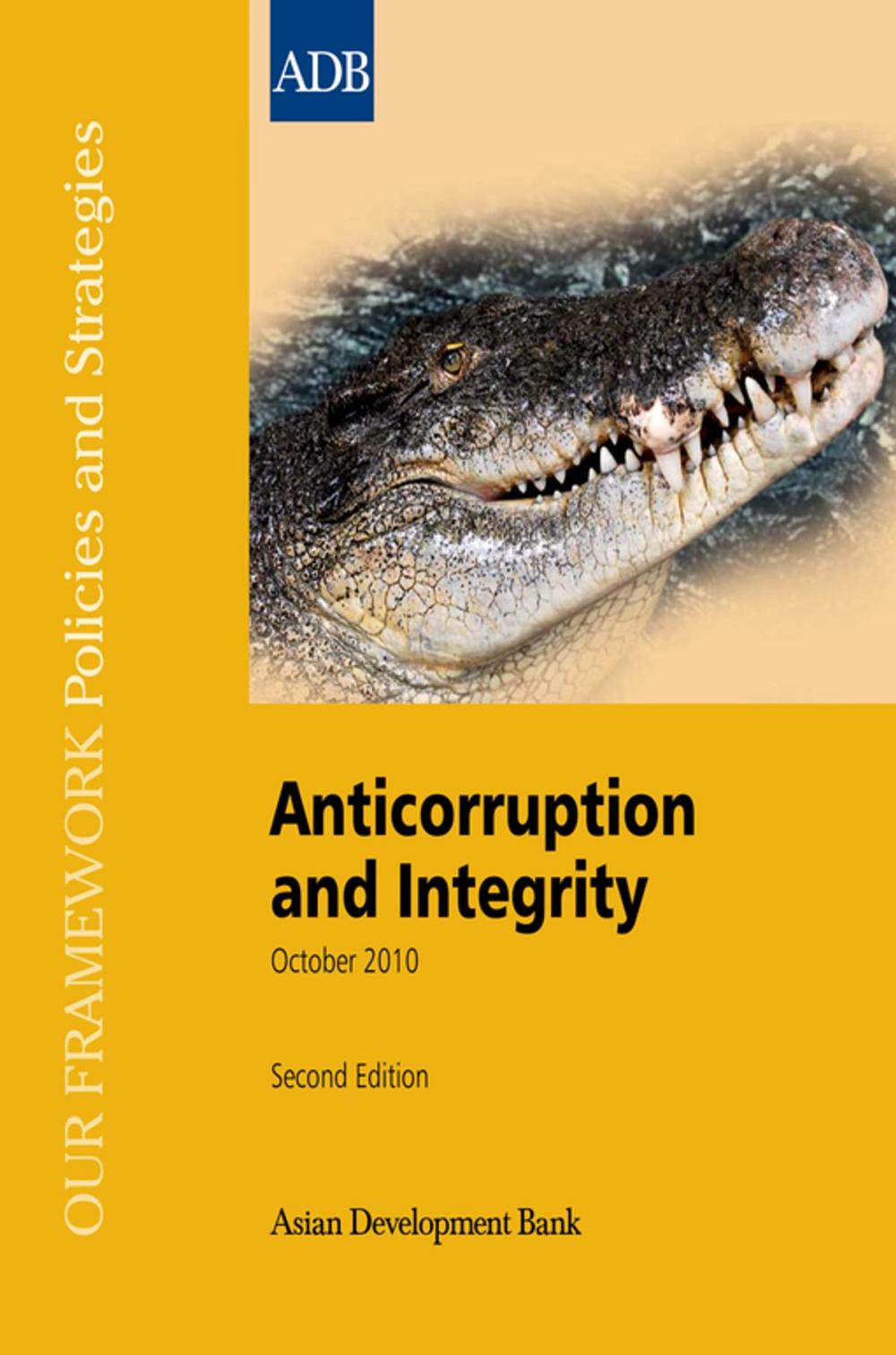 Big bigCover of Anticorruption and Integrity: Policies and Strategies