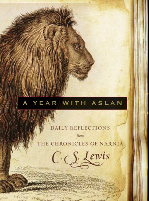 Cover of the book A Year with Aslan by C. S. Lewis, HarperOne