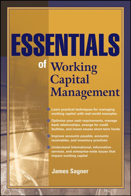 Cover of the book Essentials of Working Capital Management by James Sagner, Wiley