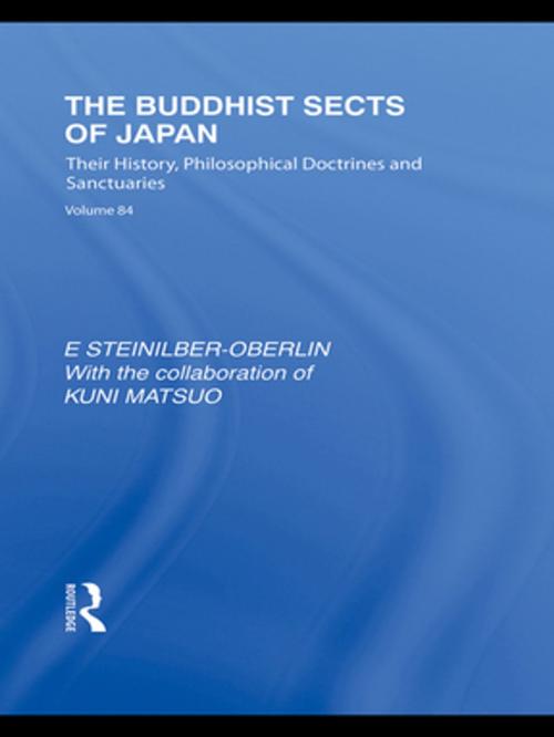 Cover of the book The Buddhist Sects of Japan by E Steinilber-Oberlin, Taylor and Francis