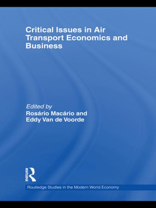 Cover of the book Critical Issues in Air Transport Economics and Business by , Taylor and Francis