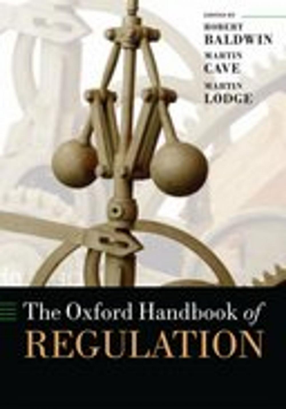 Big bigCover of The Oxford Handbook of Regulation