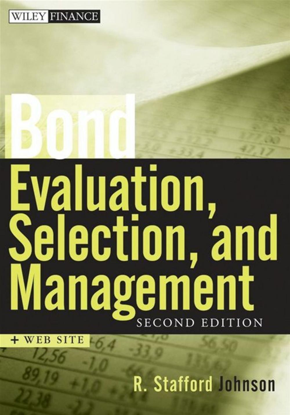 Big bigCover of Bond Evaluation, Selection, and Management