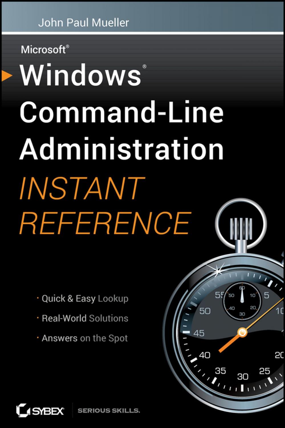 Big bigCover of Windows Command Line Administration Instant Reference