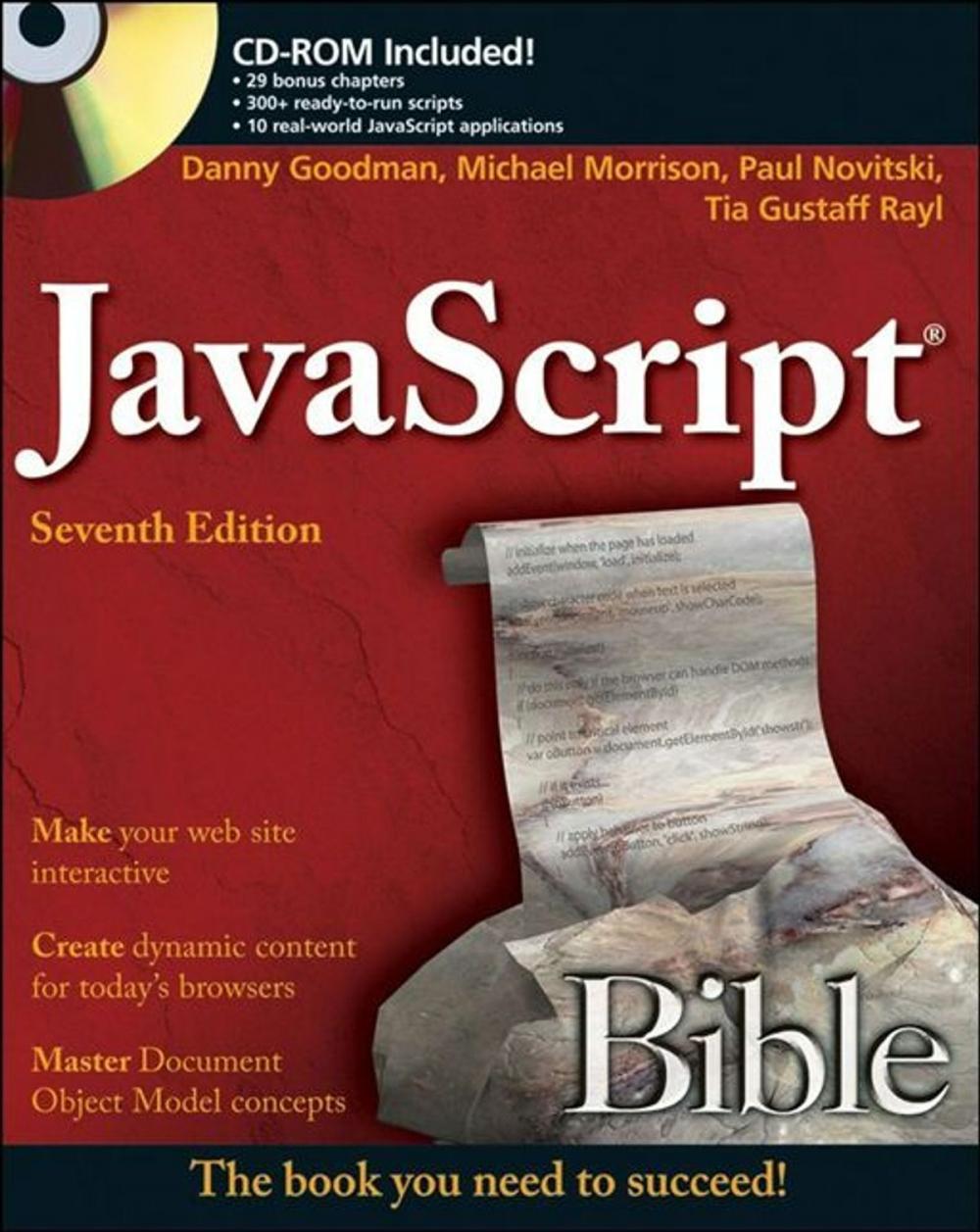 Big bigCover of JavaScript Bible