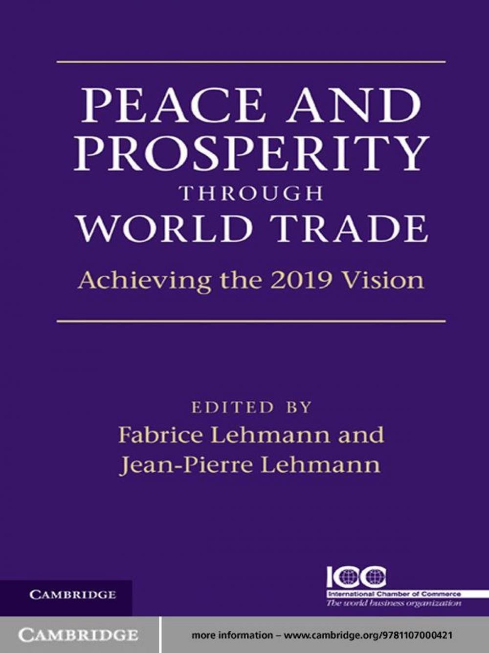 Big bigCover of Peace and Prosperity through World Trade