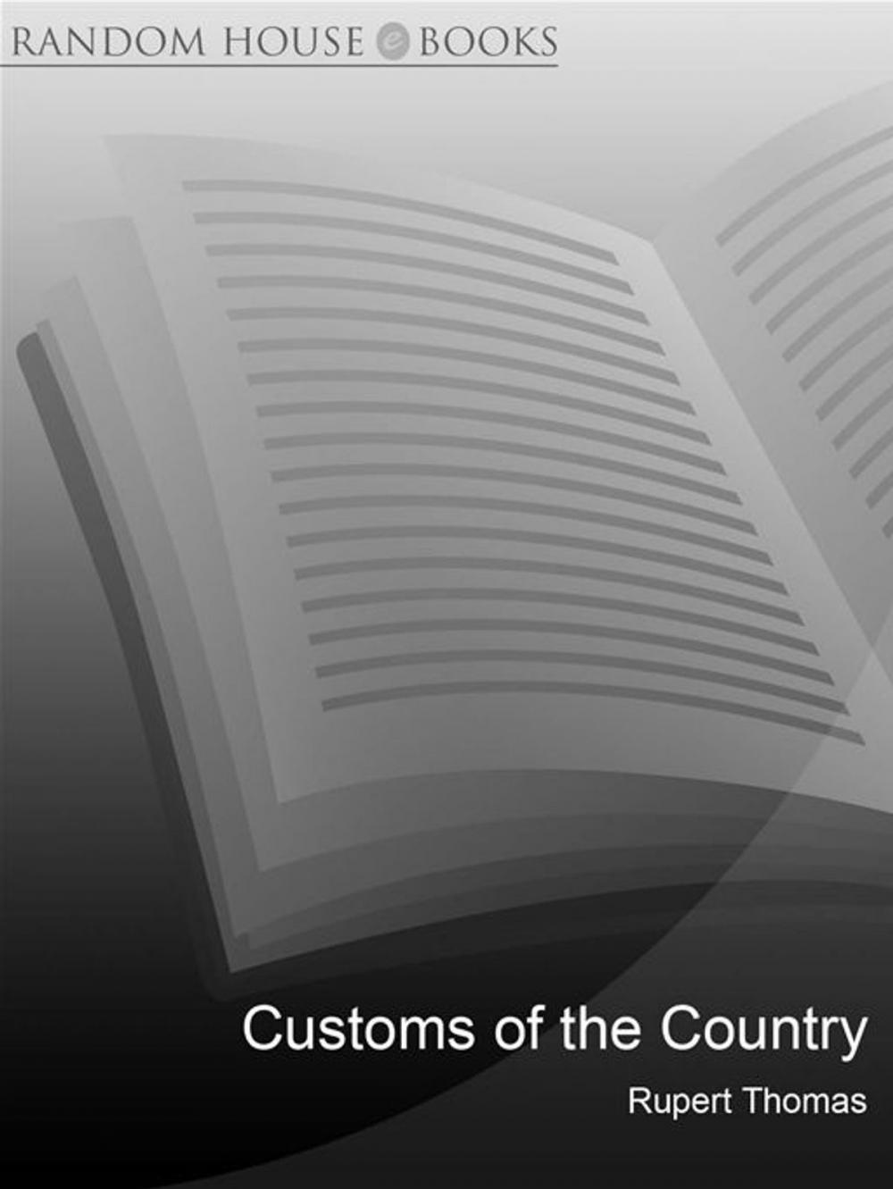 Big bigCover of Customs Of The Country