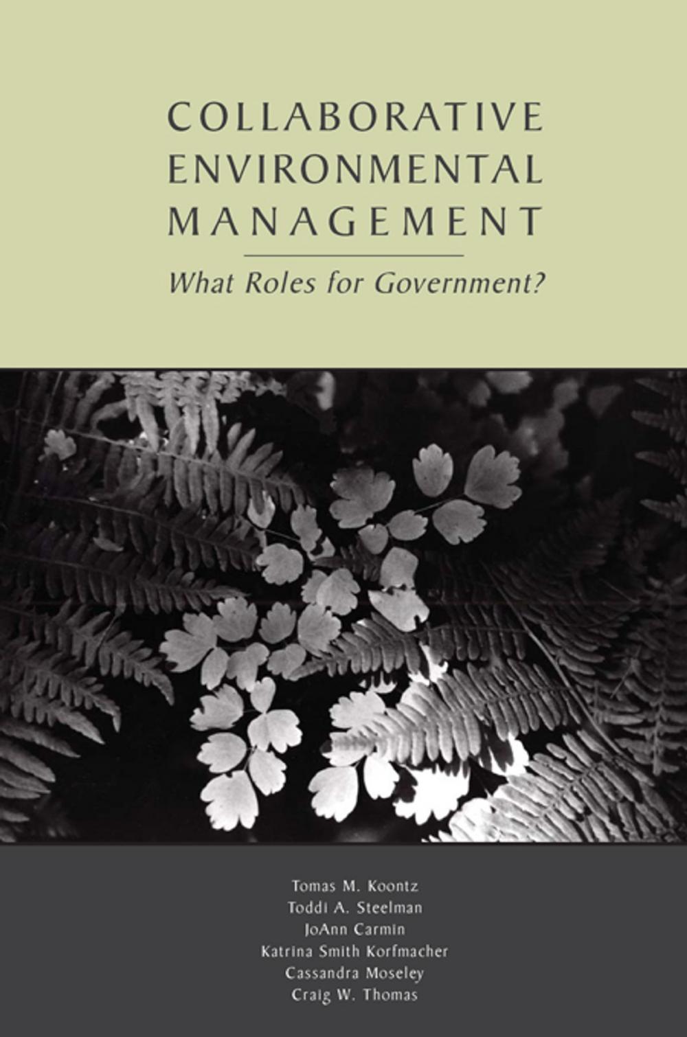 Big bigCover of Collaborative Environmental Management