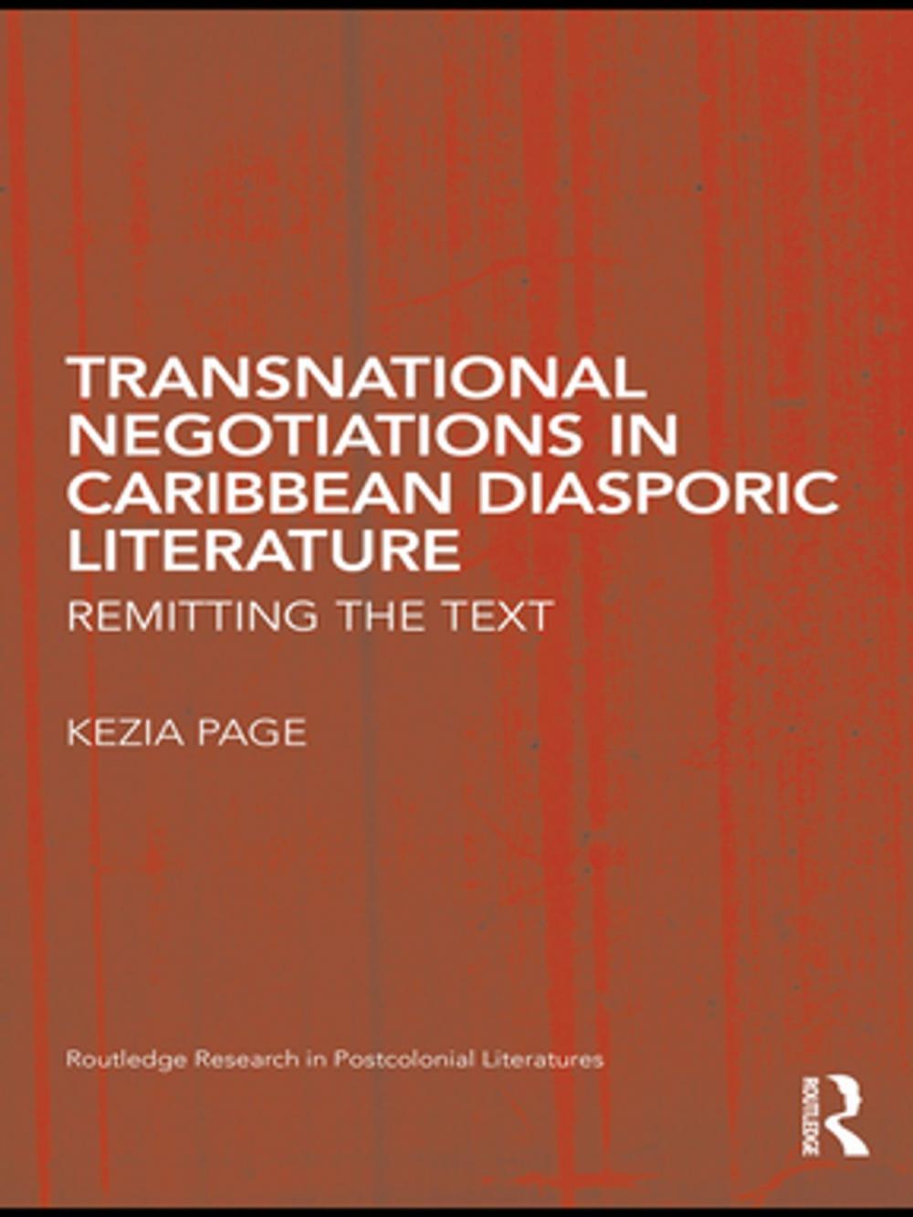 Big bigCover of Transnational Negotiations in Caribbean Diasporic Literature