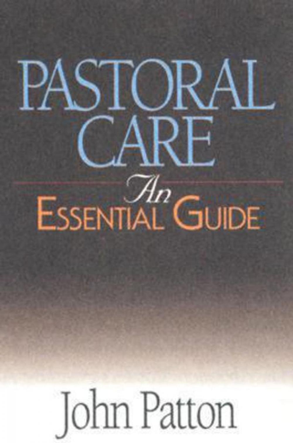 Big bigCover of Pastoral Care