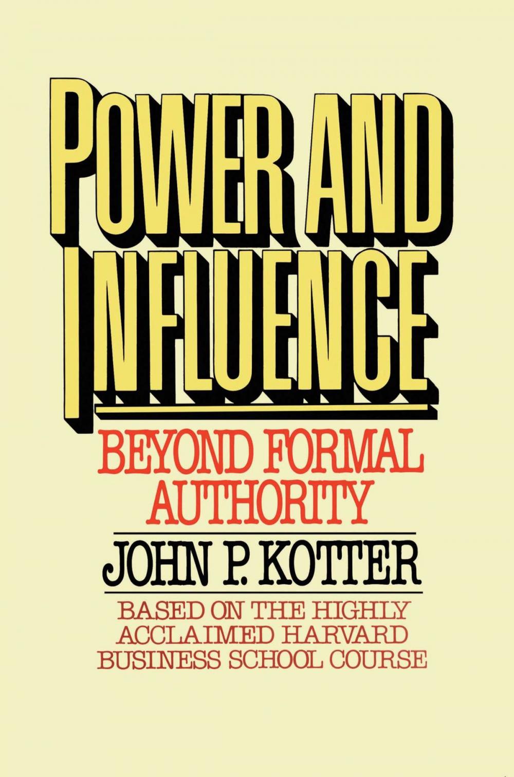 Big bigCover of Power and Influence