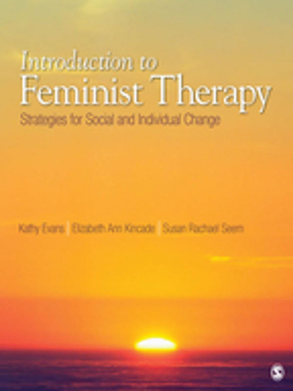 Big bigCover of Introduction to Feminist Therapy