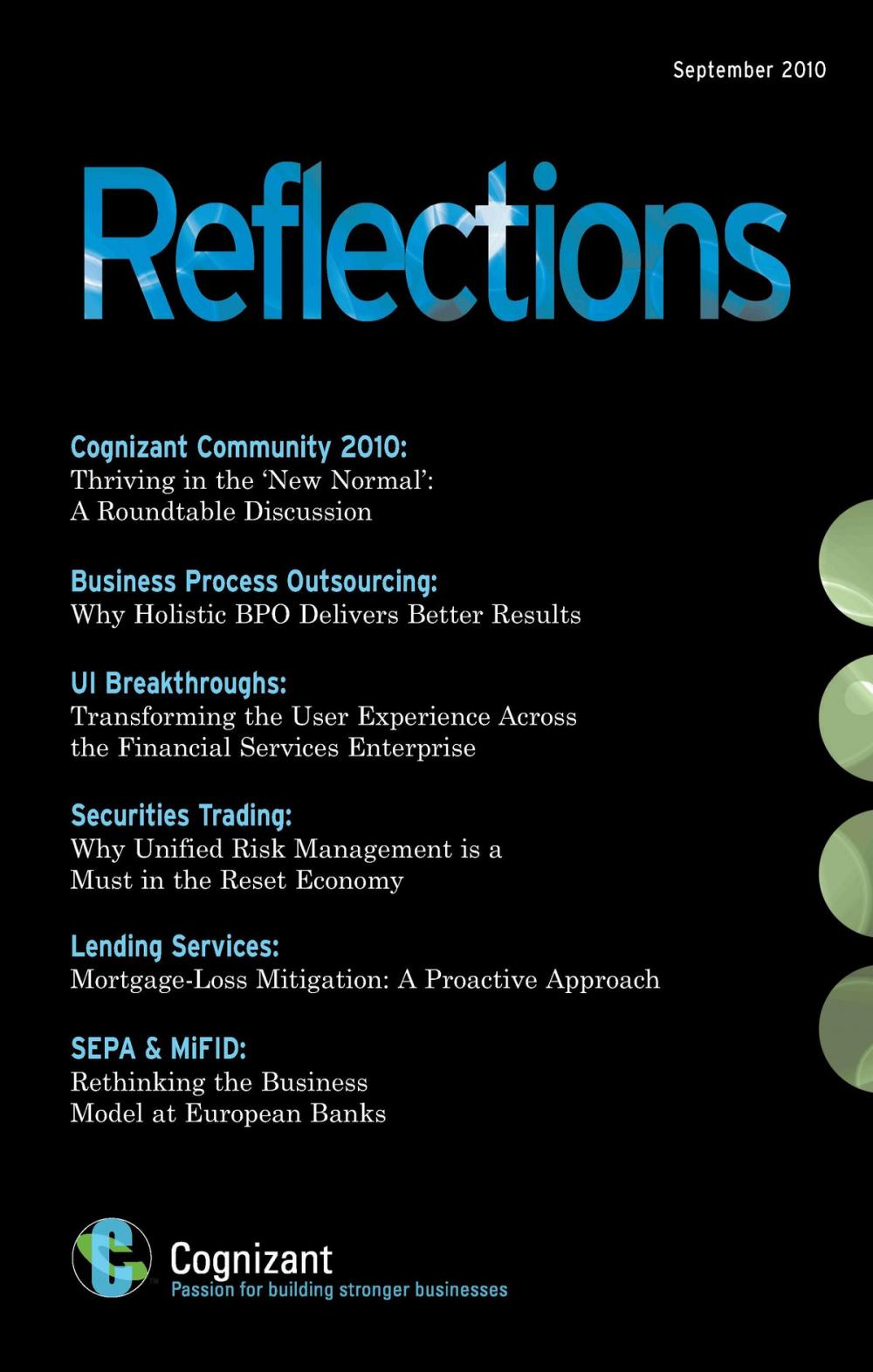 Big bigCover of Reflections Journal Issue 1