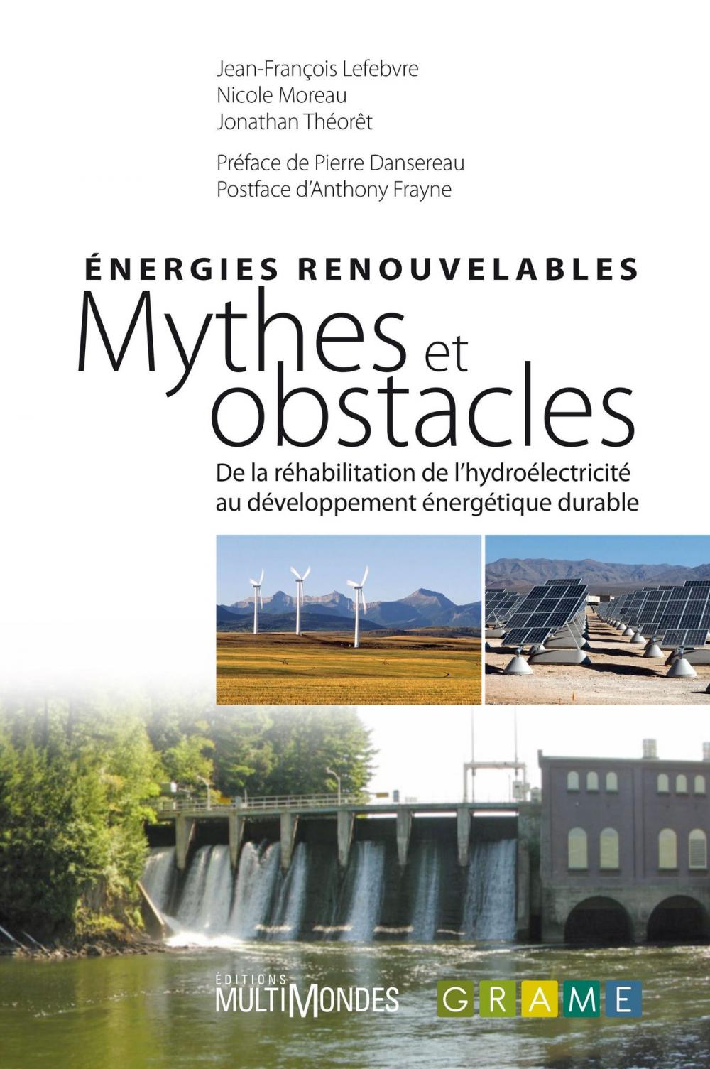 Big bigCover of Énergies renouvelables : mythes et obstacles