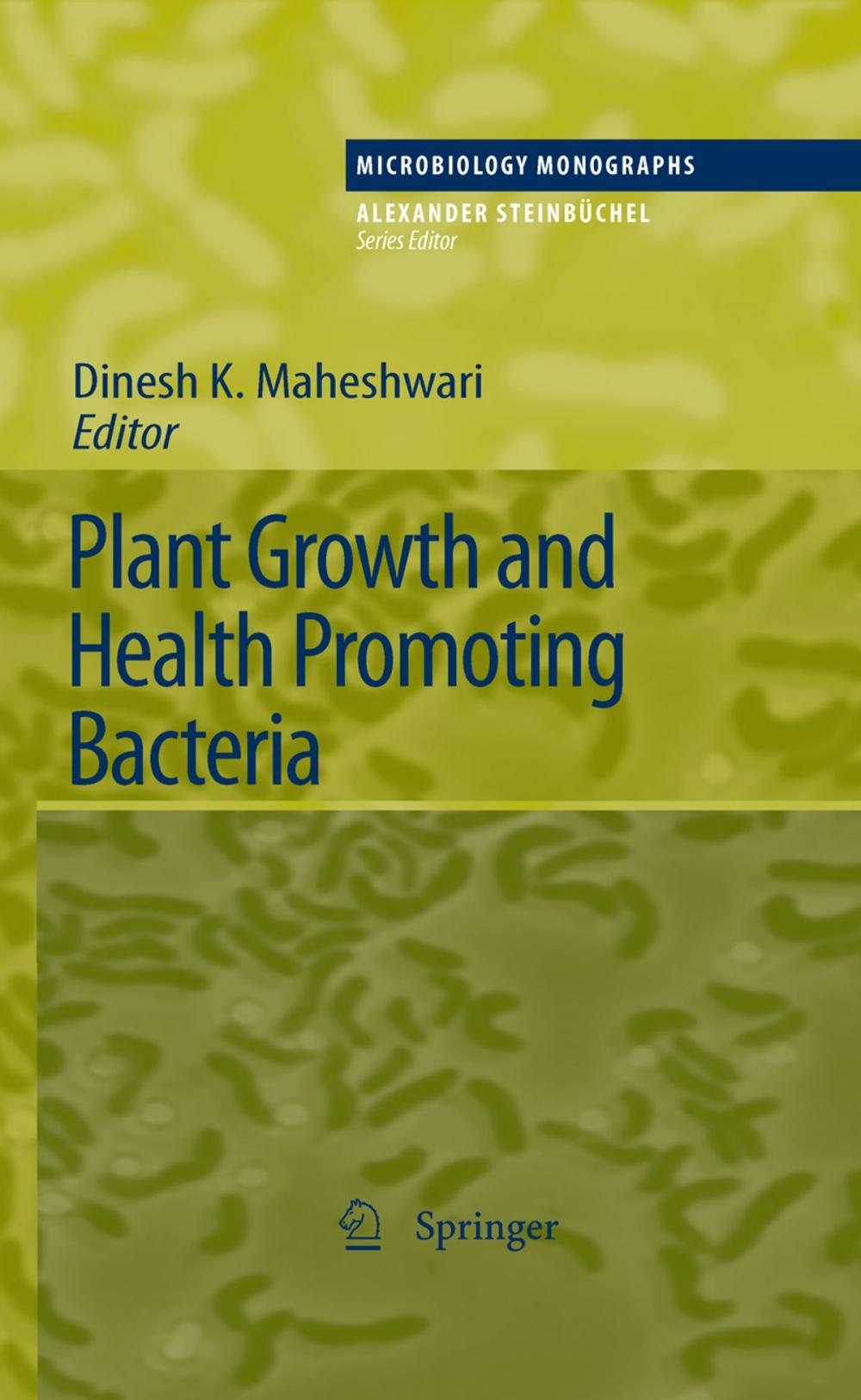 Big bigCover of Plant Growth and Health Promoting Bacteria