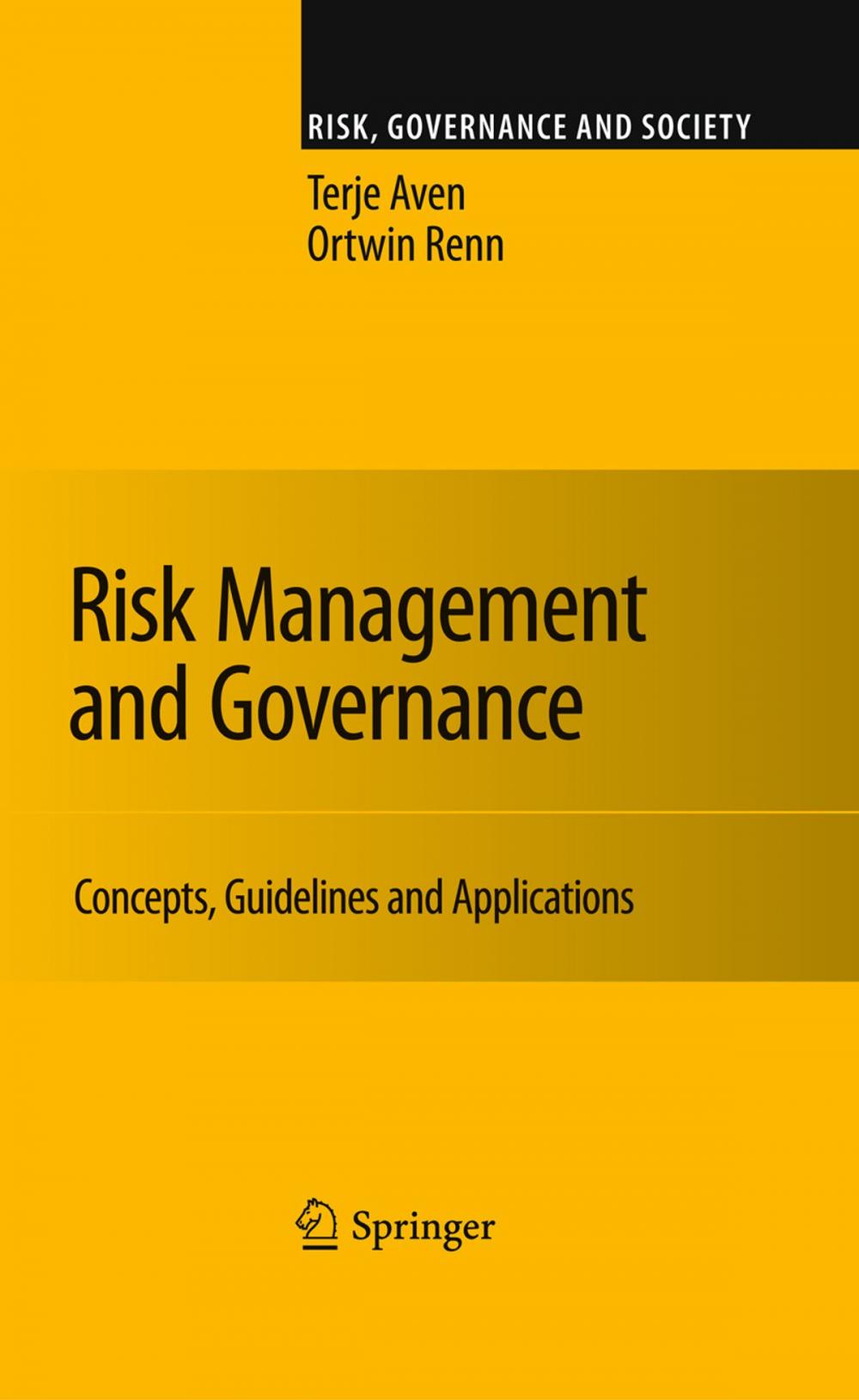 Big bigCover of Risk Management and Governance