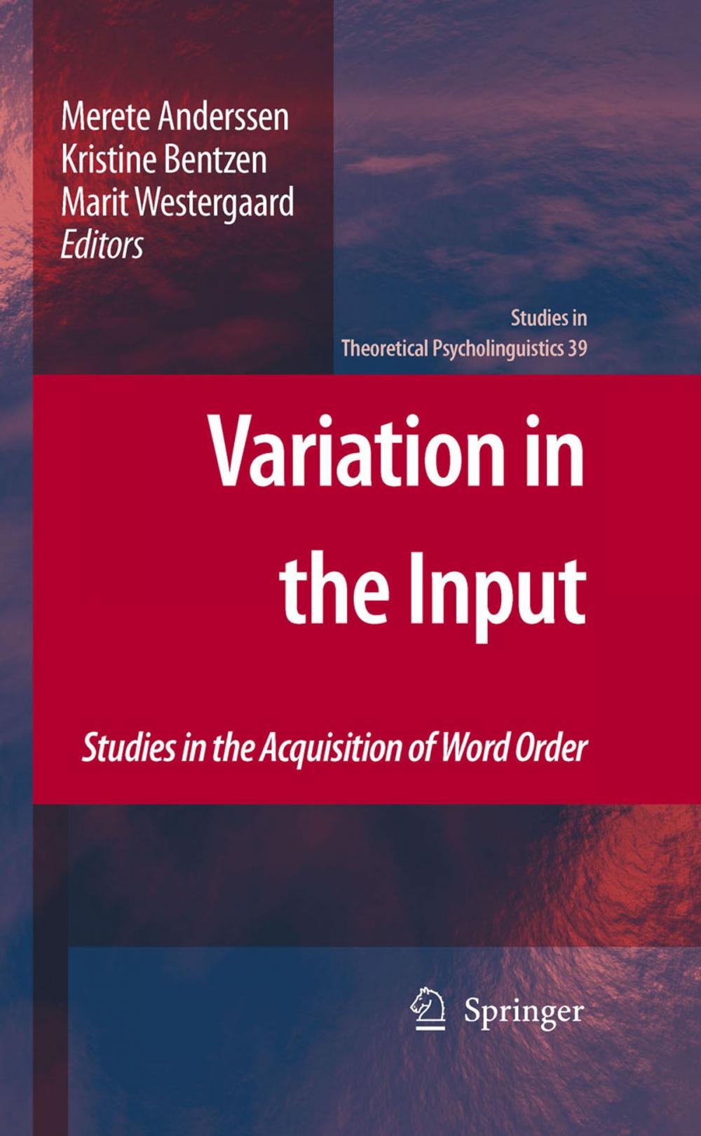 Big bigCover of Variation in the Input