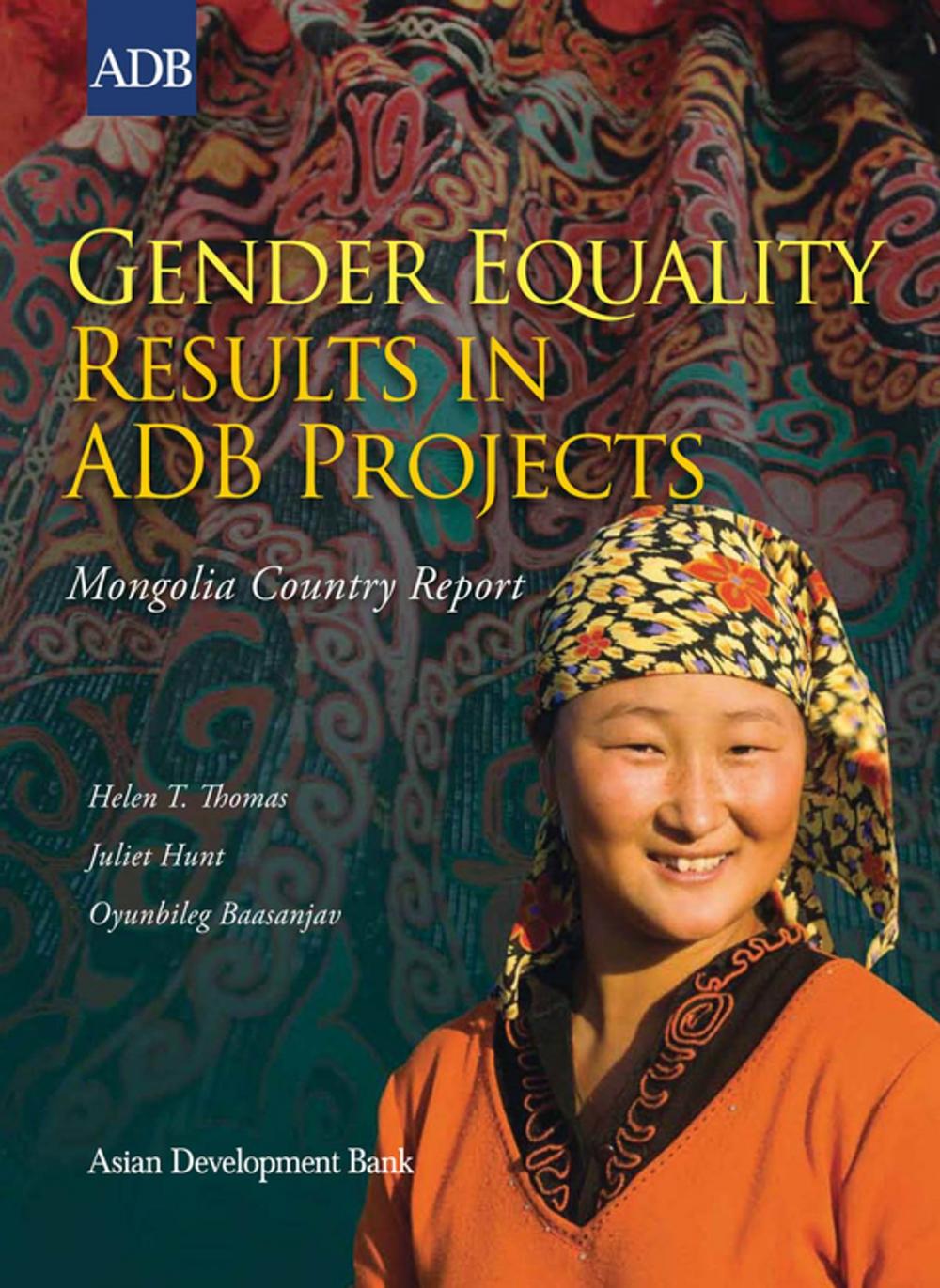 Big bigCover of Gender Equality Results in ADB Projects: Mongolia Country Report