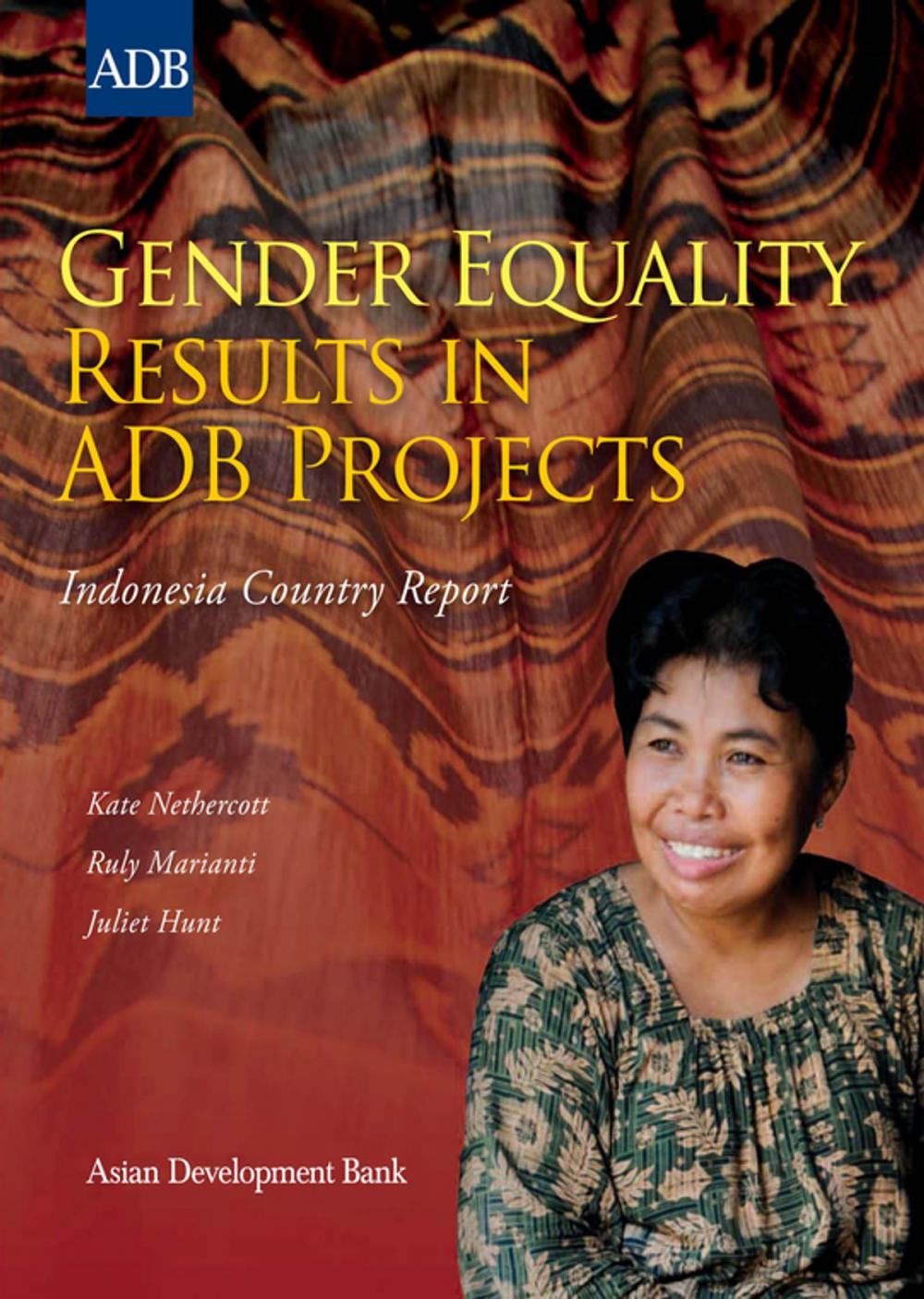 Big bigCover of Gender Equality Results in ADB Projects: Indonesia Country Report