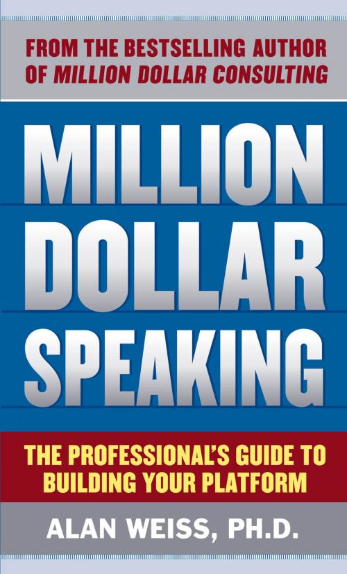 Cover of the book Million Dollar Speaking: The Professional's Guide to Building Your Platform by Alan Weiss, McGraw-Hill Education