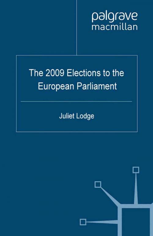 Cover of the book The 2009 Elections to the European Parliament by , Palgrave Macmillan UK