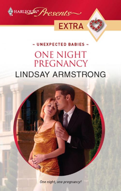 Cover of the book One Night Pregnancy by Lindsay Armstrong, Harlequin