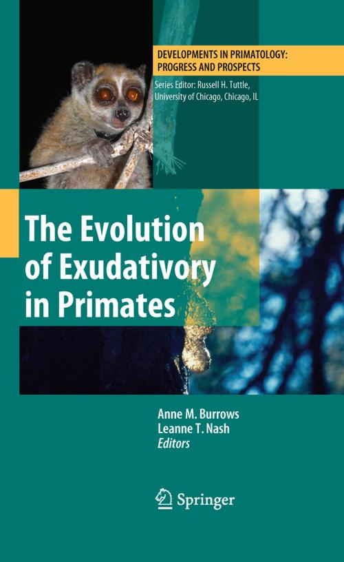 Cover of the book The Evolution of Exudativory in Primates by , Springer New York