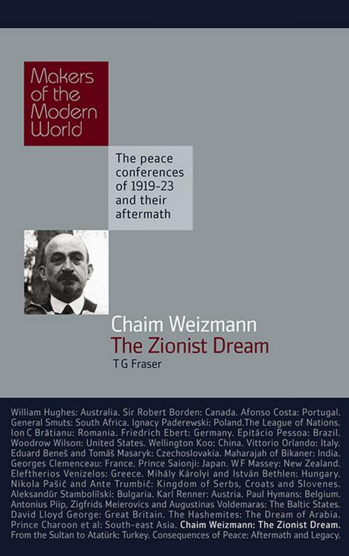 Cover of the book Chaim Weizmann by T. G Fraser, Haus Publishing